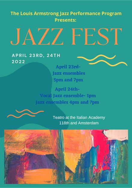 Picture of Spring Jazz Fest flyer