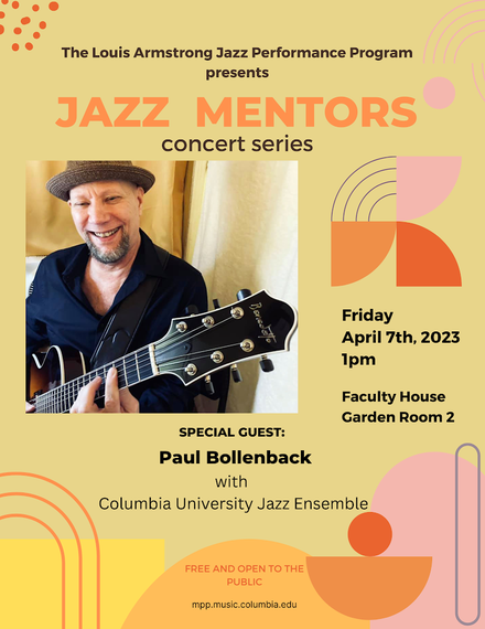 Picture of JAZZ MENTORS CONCERT SERIES WITH PAUL BOLLENBACK
