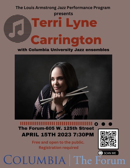 Picture of flyer for JAZZ at THE FORUM WITH TERRI LYNE CARRINGTON