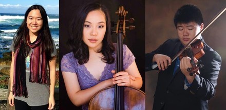 Picture of Jason Shu, violin | Elena Ariza, cello | Serina Chang, piano