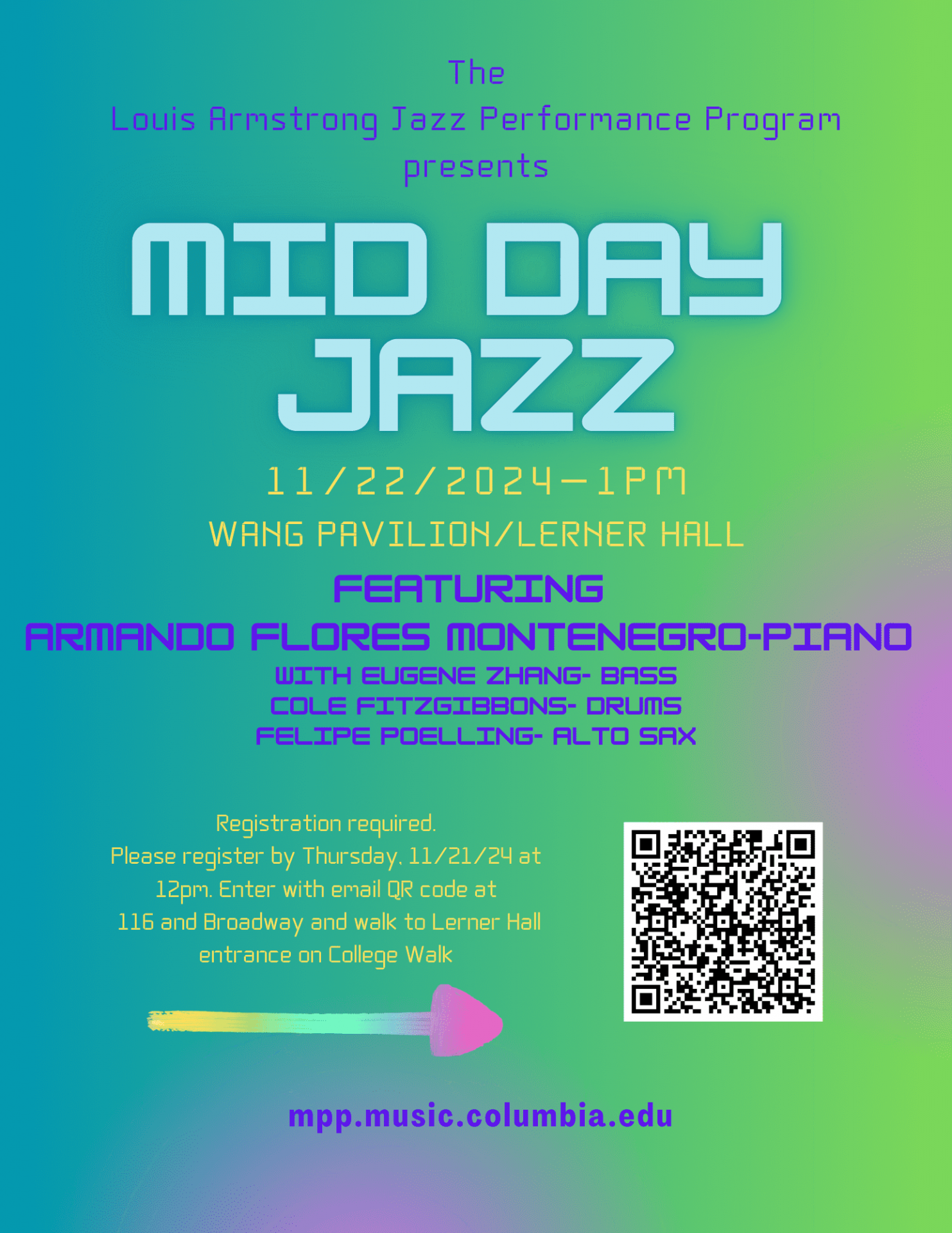 Mid Day Jazz Poster