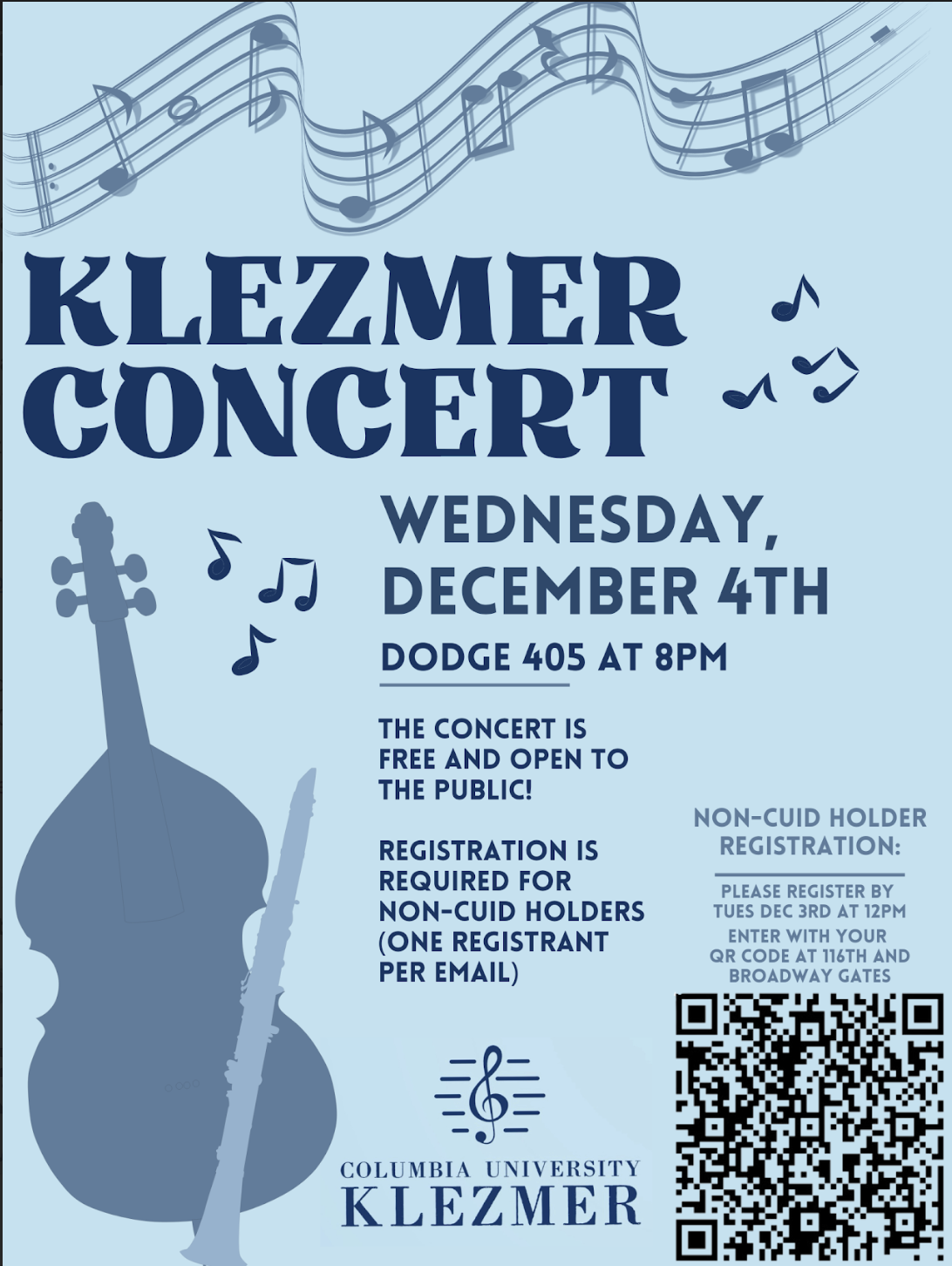 Klezmer Music Ensemble Poster