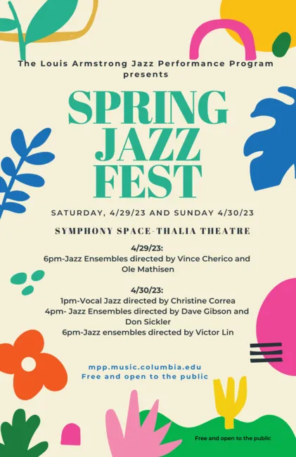 Picture of SPRING JAZZ FESTIVAL @ SYMPHONY SPACE flyer