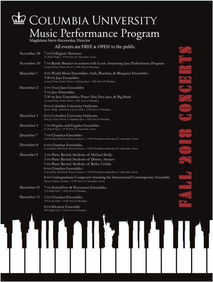 Hogaku and Gagaku Ensembles @ St Paul's Picture of Columbia University Music Performance program