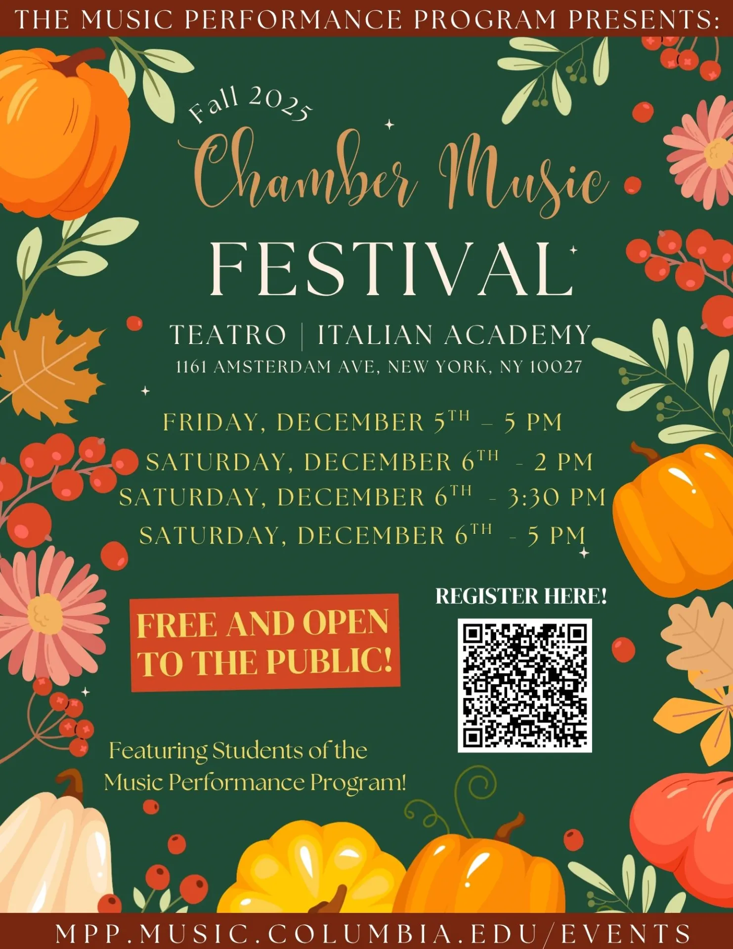 Fall Chamber Music Festival 