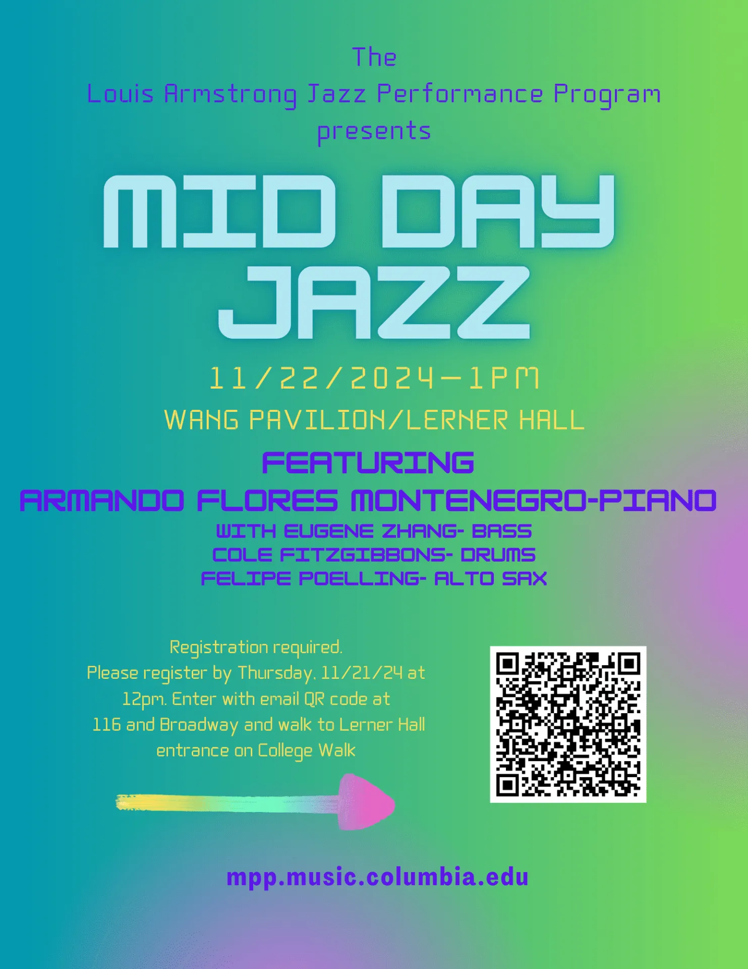 Mid Day Jazz Poster