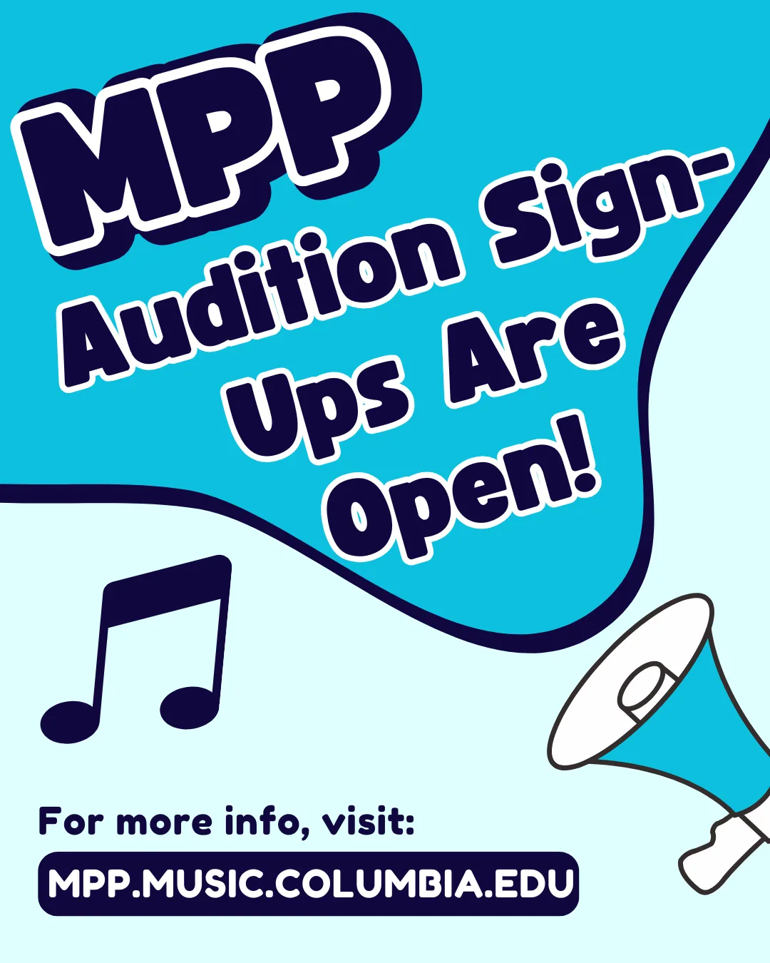 MPP Audition Sign-Ups Are Open!